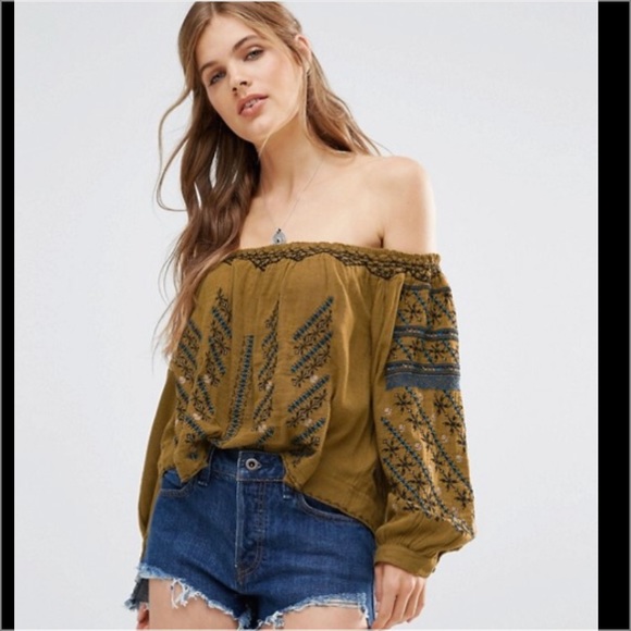 Free People Off the Shoulder Top - Picture 7 of 7